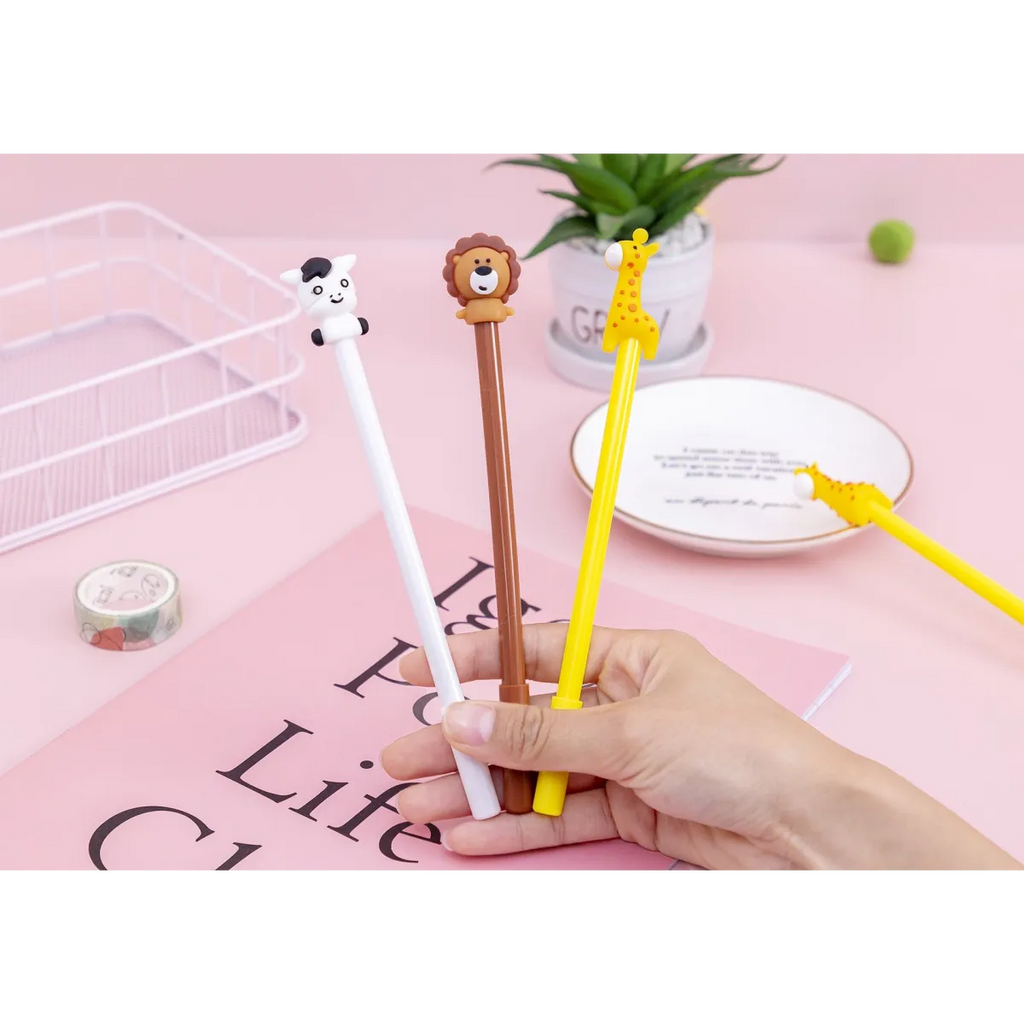 1pc Kawaii Animals Gel Pen - Stationery & More - 7