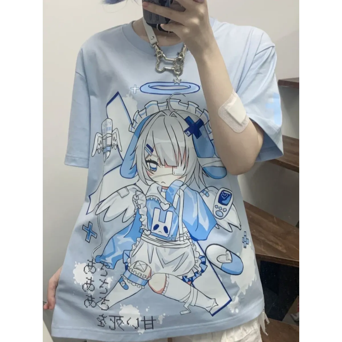 Harajuku Kawaii Anime Oversized Tee - T-Shirts - Short - T-Shirts - 1
