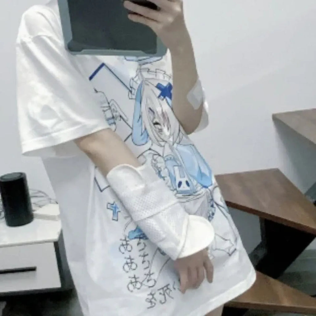 Harajuku Kawaii Anime Oversized Tee - T-Shirts - Short - T-Shirts - 10
