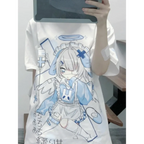 Harajuku Kawaii Anime Oversized Tee - T-Shirts - Short - T-Shirts - 2