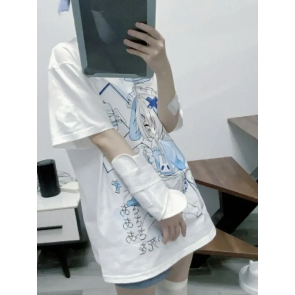 Harajuku Kawaii Anime Oversized Tee - T-Shirts - Short - T-Shirts - 3