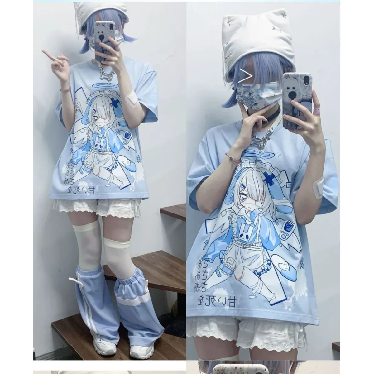 Harajuku Kawaii Anime Oversized Tee - T-Shirts - Short - T-Shirts - 6