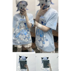 Harajuku Kawaii Anime Oversized Tee - T-Shirts - Short - T-Shirts - 7
