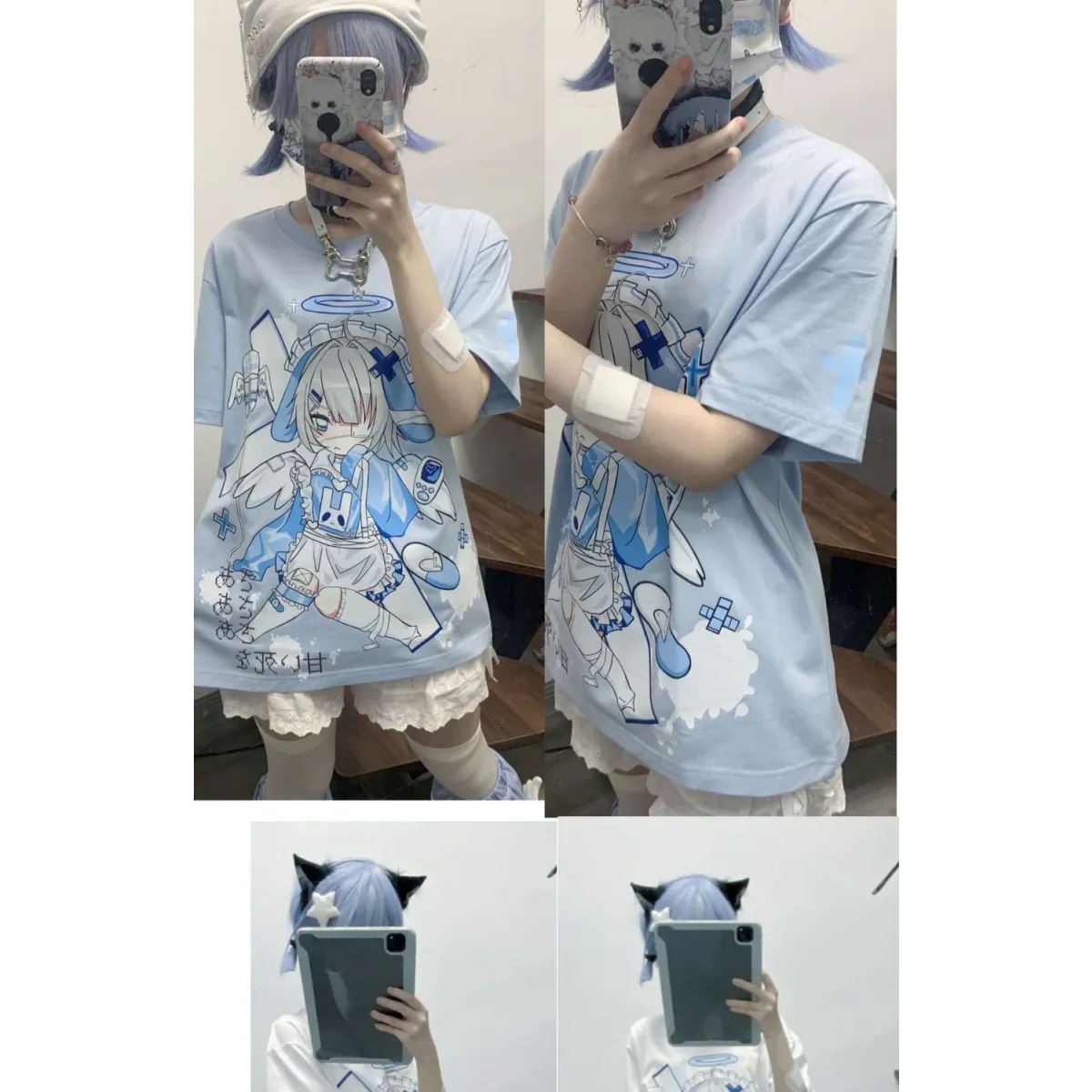 Harajuku Kawaii Anime Oversized Tee - T-Shirts - Short - T-Shirts - 7