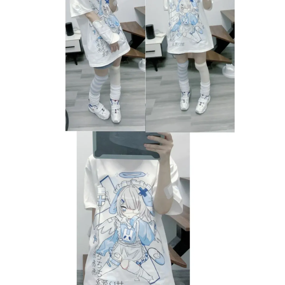 Harajuku Kawaii Anime Oversized Tee - T-Shirts - Short - T-Shirts - 8