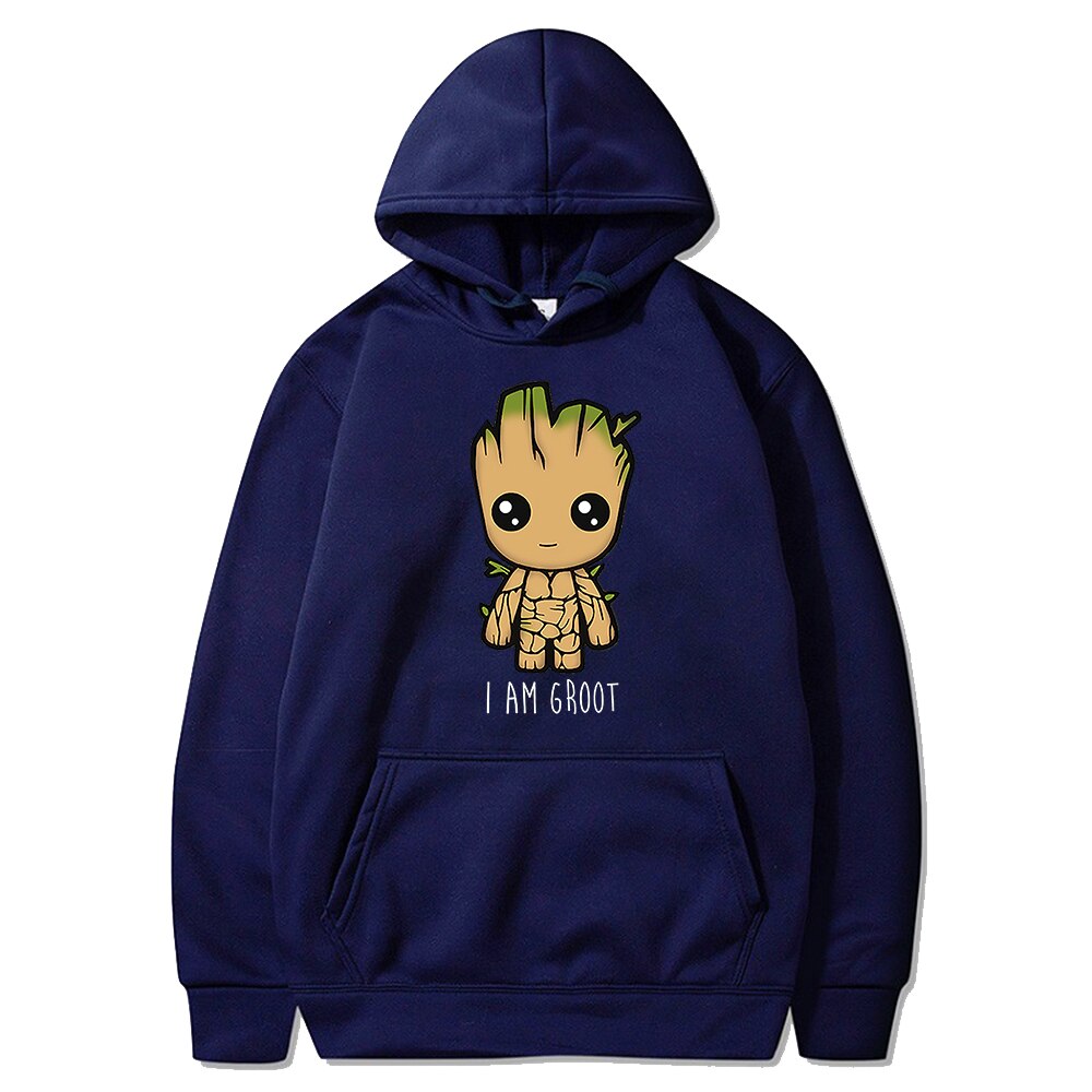 Kawaii Baby Groot Hoodie - Navy Blue / XXL - Women’s Clothing & Accessories - Shirts & Tops - 9 - 2024