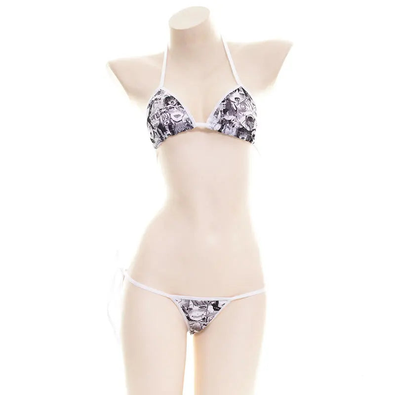 Kawaii Bikini Set - Anime Cosplay Swimsuit - White / One Size - Anime - Swimwear - 5 - 2024