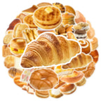 Kawaii Bread Food Stickers Pack - Cute Scrapbooking & Car Decals - Stickers - 2