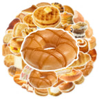 Kawaii Bread Food Stickers Pack - Cute Scrapbooking & Car Decals - Stickers - 4