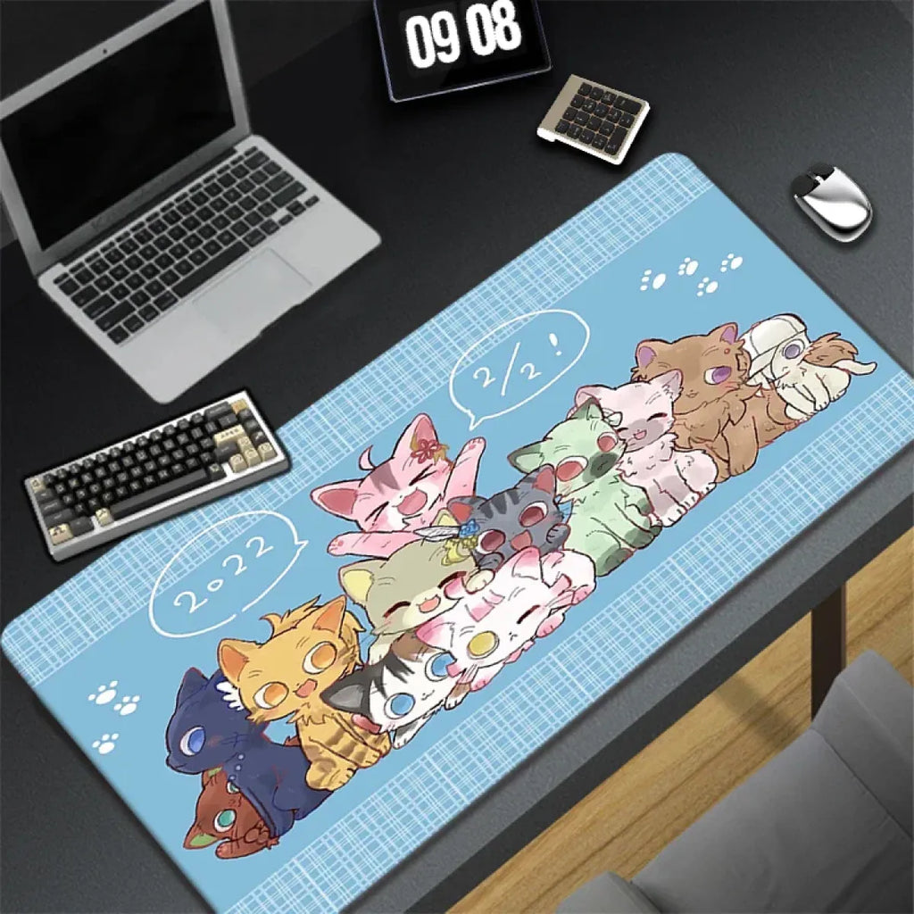 Kawaii Cat Constellation Desk Mat - Accessories - Stationary & More - 18