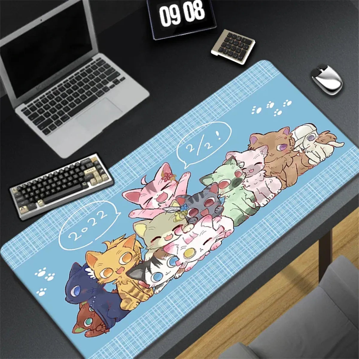 Kawaii Cat Constellation Desk Mat - Accessories - Stationary & More - 18