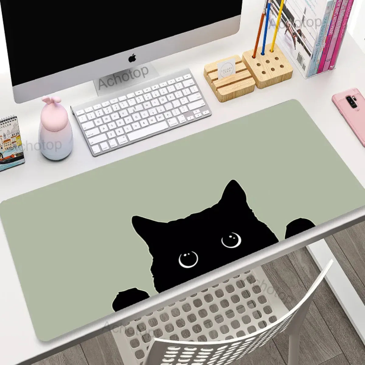 Kawaii Cat Constellation Desk Mat - Accessories - Stationary & More - 32
