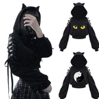 Kawaii Cat Ears Hoodie - Women’s Clothing & Accessories - Hooded - 1