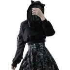 Kawaii Cat Ears Hoodie - Women’s Clothing & Accessories - Hooded - 12