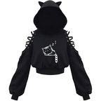 Kawaii Cat Ears Hoodie - Women’s Clothing & Accessories - Hooded - 13