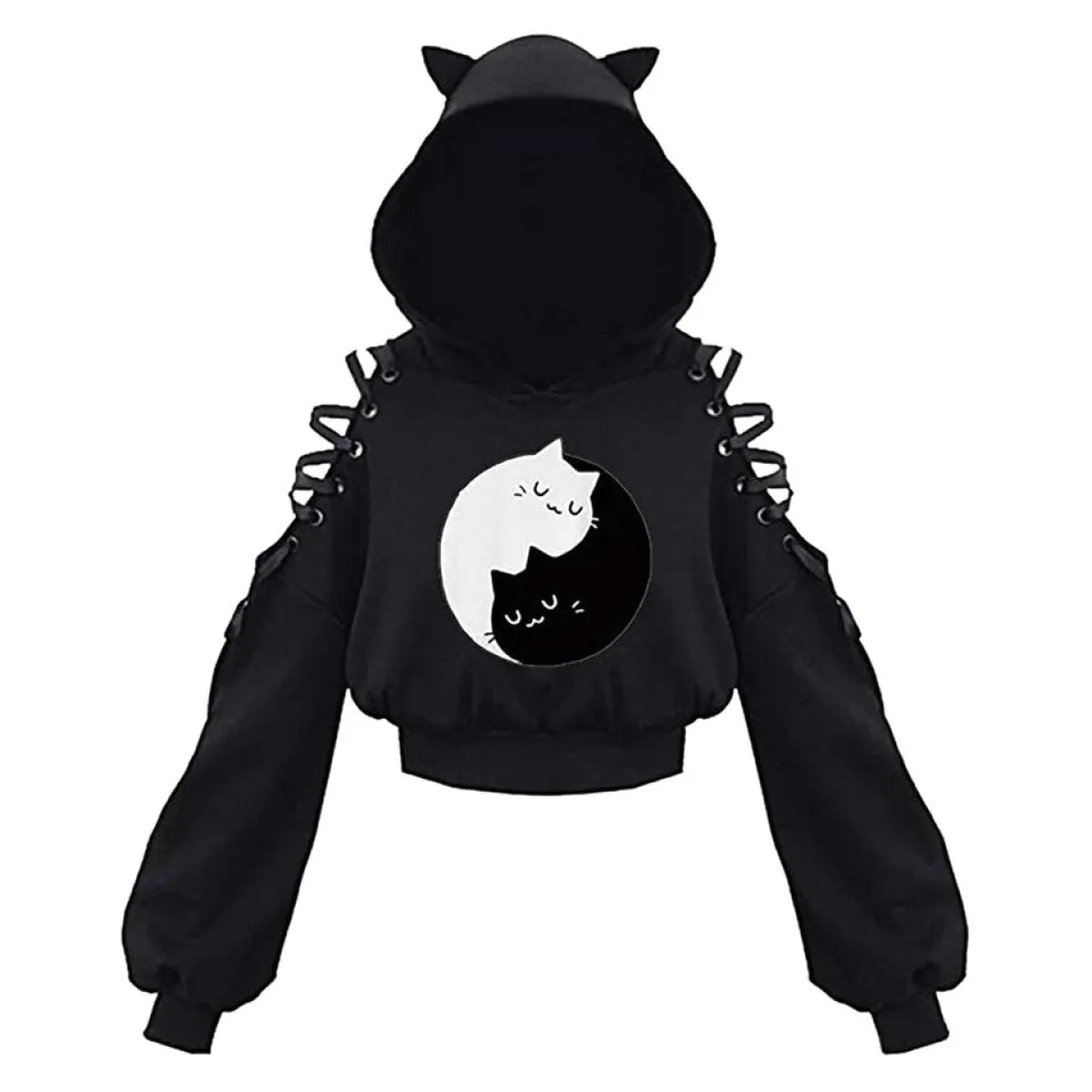 Kawaii Cat Ears Hoodie - Women’s Clothing & Accessories - Hooded - 16