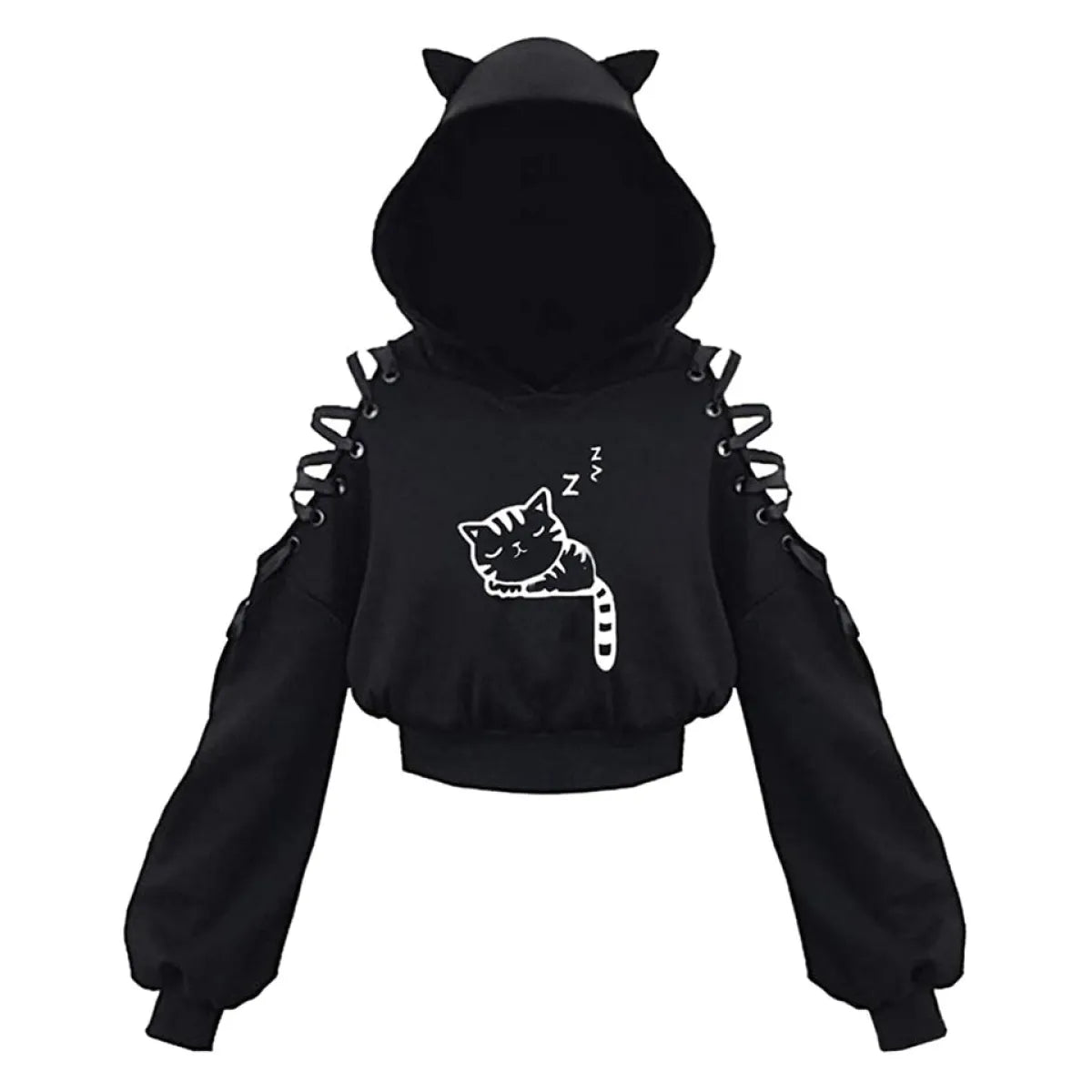 Kawaii Cat Ears Hoodie - Women’s Clothing & Accessories - Hooded - 17