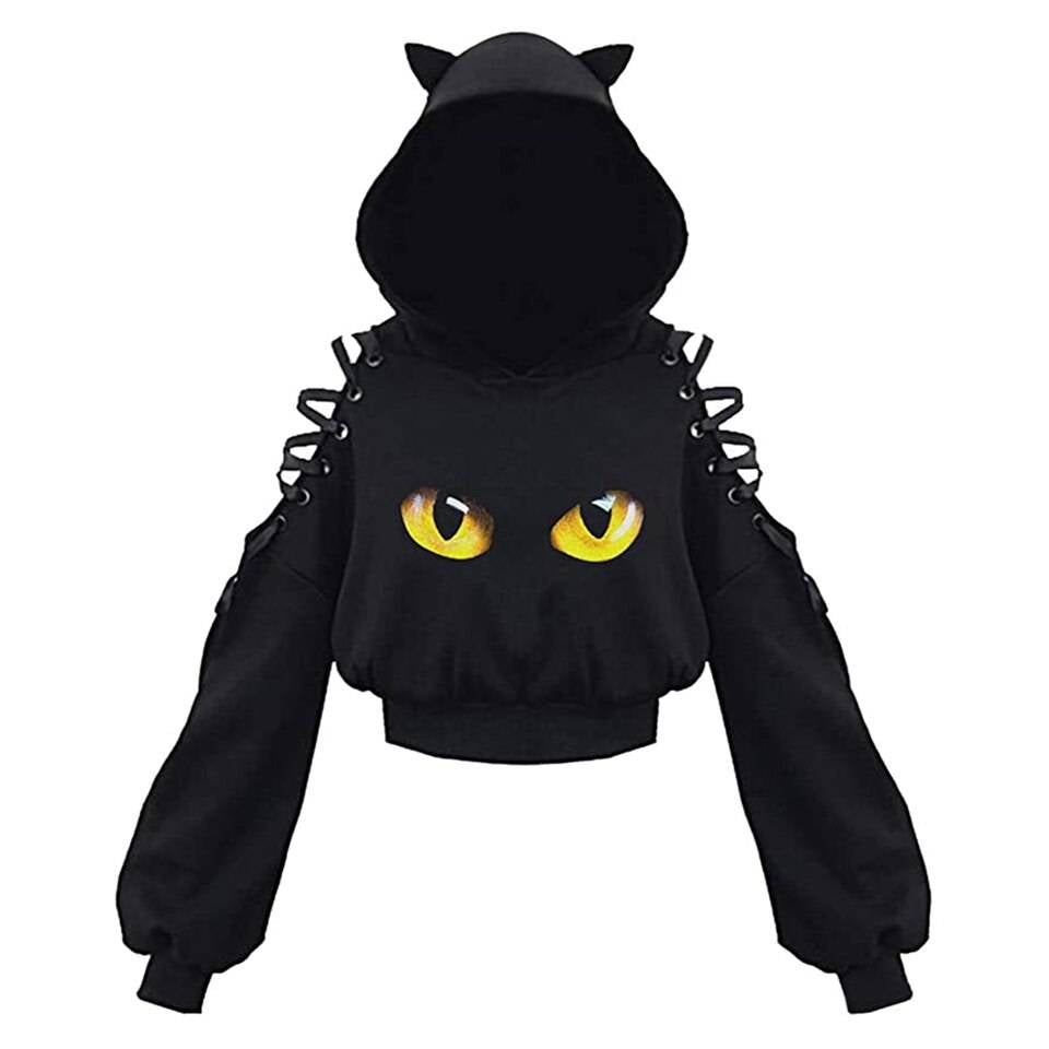 Kawaii Cat Ears Hoodie - Women’s Clothing & Accessories - Shirts & Tops - 2 - 2024