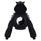 Kawaii Cat Ears Hoodie - Women’s Clothing & Accessories - Hooded - 3