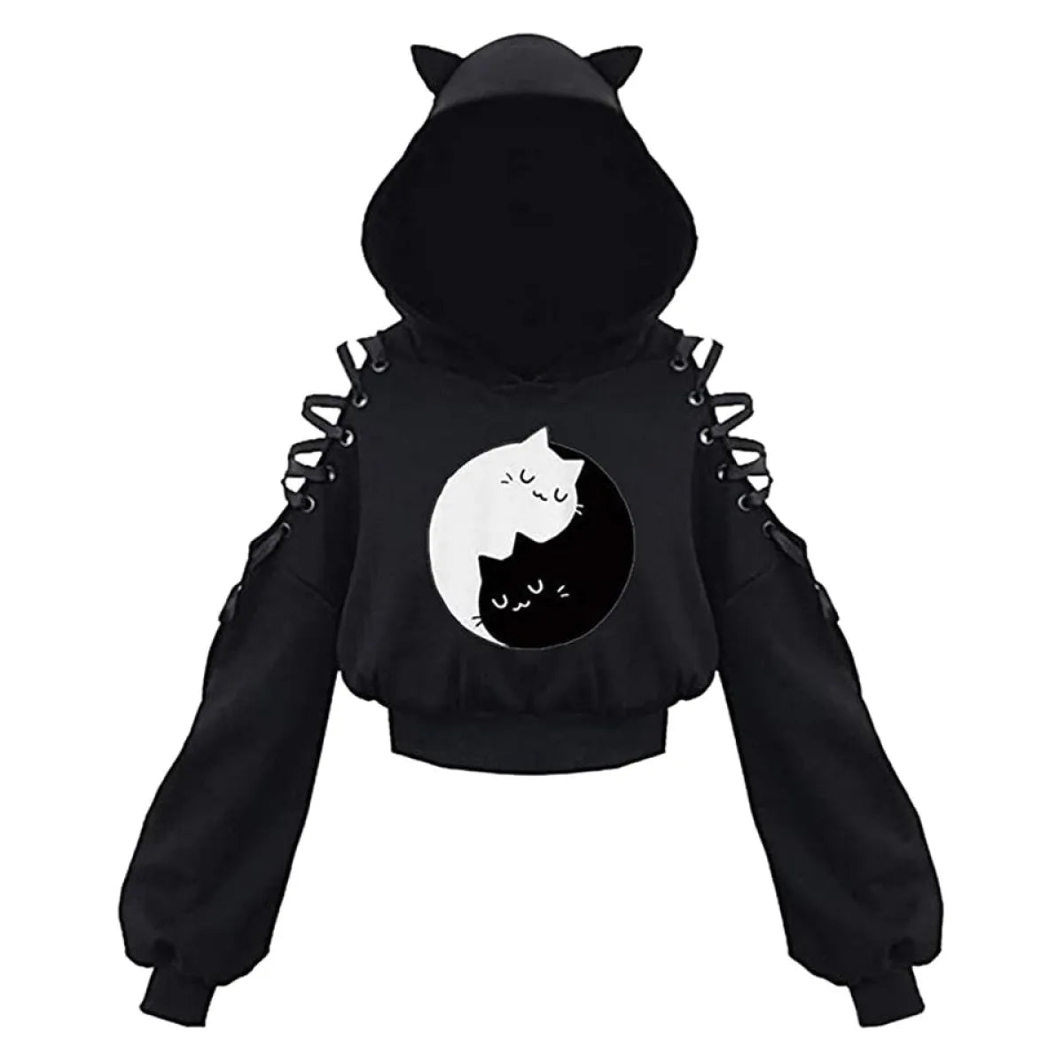 Kawaii Cat Ears Hoodie - Women’s Clothing & Accessories - Hooded - 3