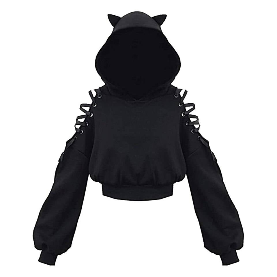 Kawaii Cat Ears Hoodie - Women’s Clothing & Accessories - Shirts & Tops - 4 - 2024