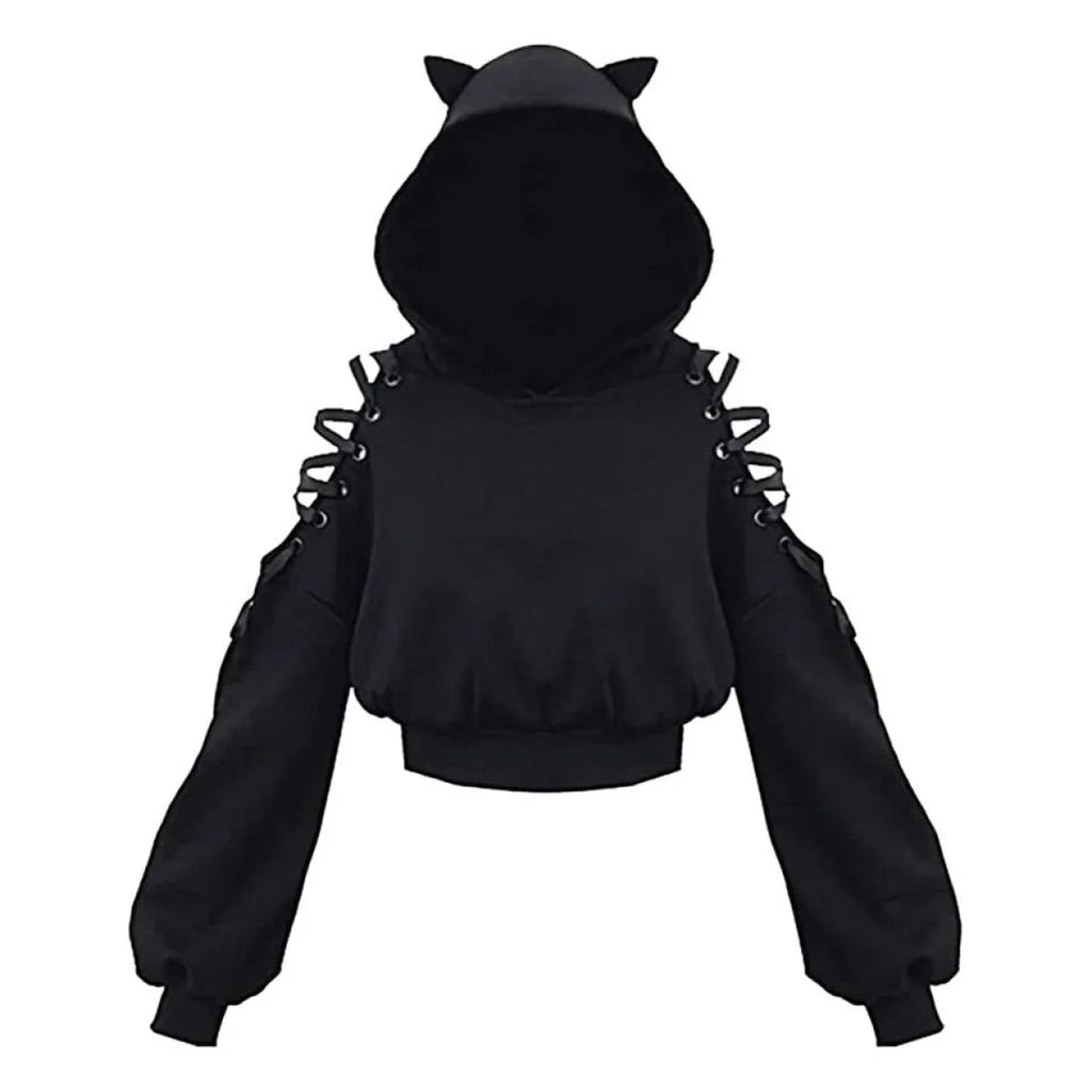 Kawaii Cat Ears Hoodie - Women’s Clothing & Accessories - Hooded - 4