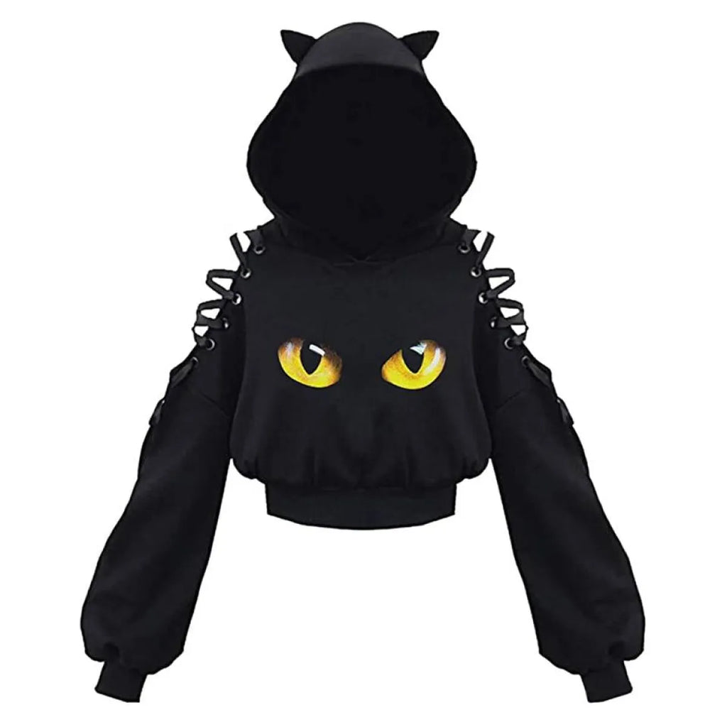 Kawaii Cat Ears Hoodie - Women’s Clothing & Accessories - Hooded - 5