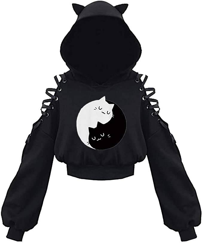 Kawaii Cat Ears Hoodie - Women’s Clothing & Accessories - Shirts & Tops - 7 - 2024