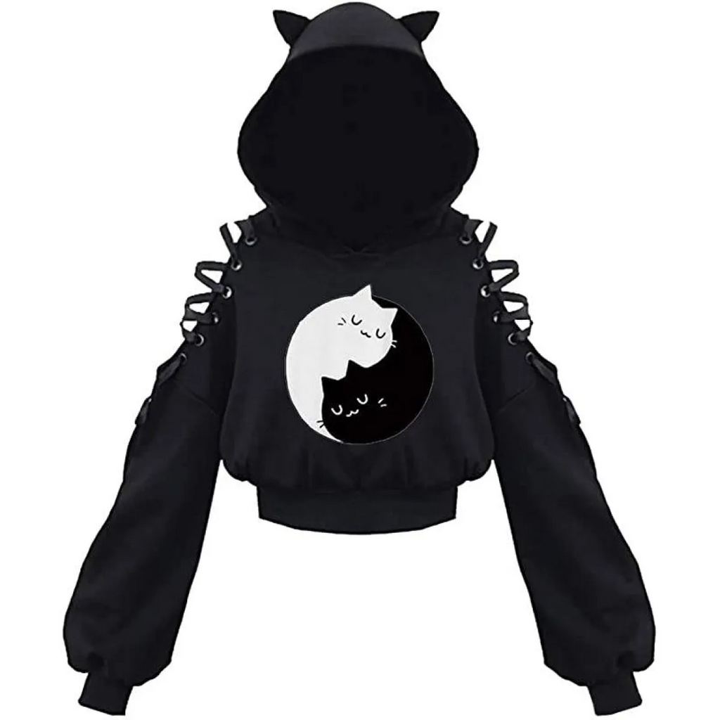 Kawaii Cat Ears Hoodie - Women’s Clothing & Accessories - Hooded - 7