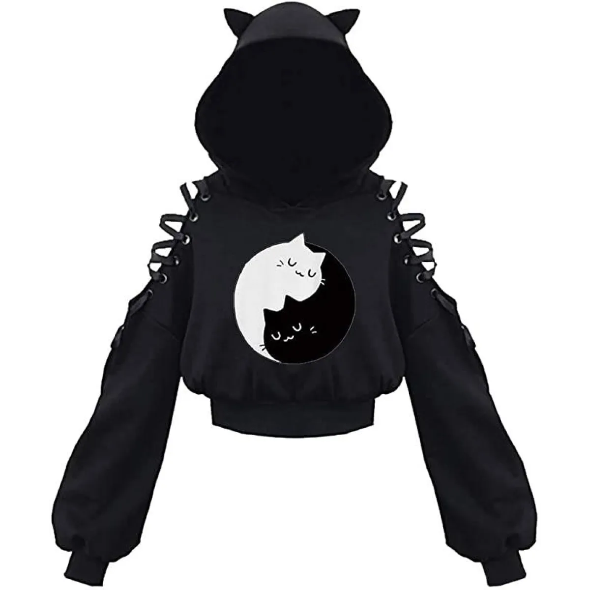 Kawaii Cat Ears Hoodie - Women’s Clothing & Accessories - Hooded - 7