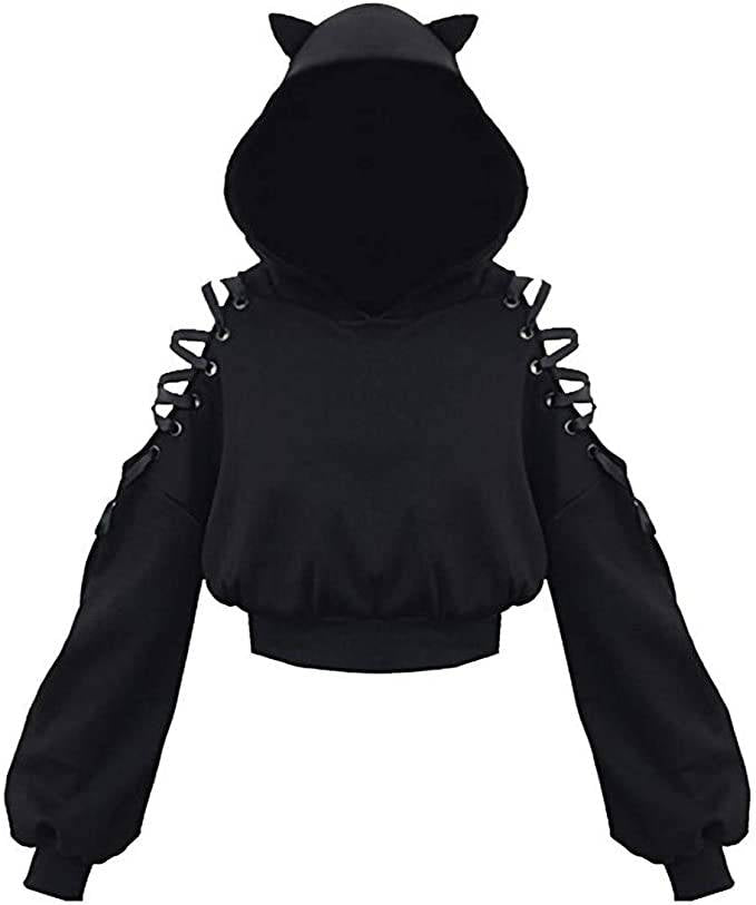 Kawaii Cat Ears Hoodie - Women’s Clothing & Accessories - Shirts & Tops - 9 - 2024