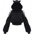Kawaii Cat Ears Hoodie - Women’s Clothing & Accessories - Hooded - 9