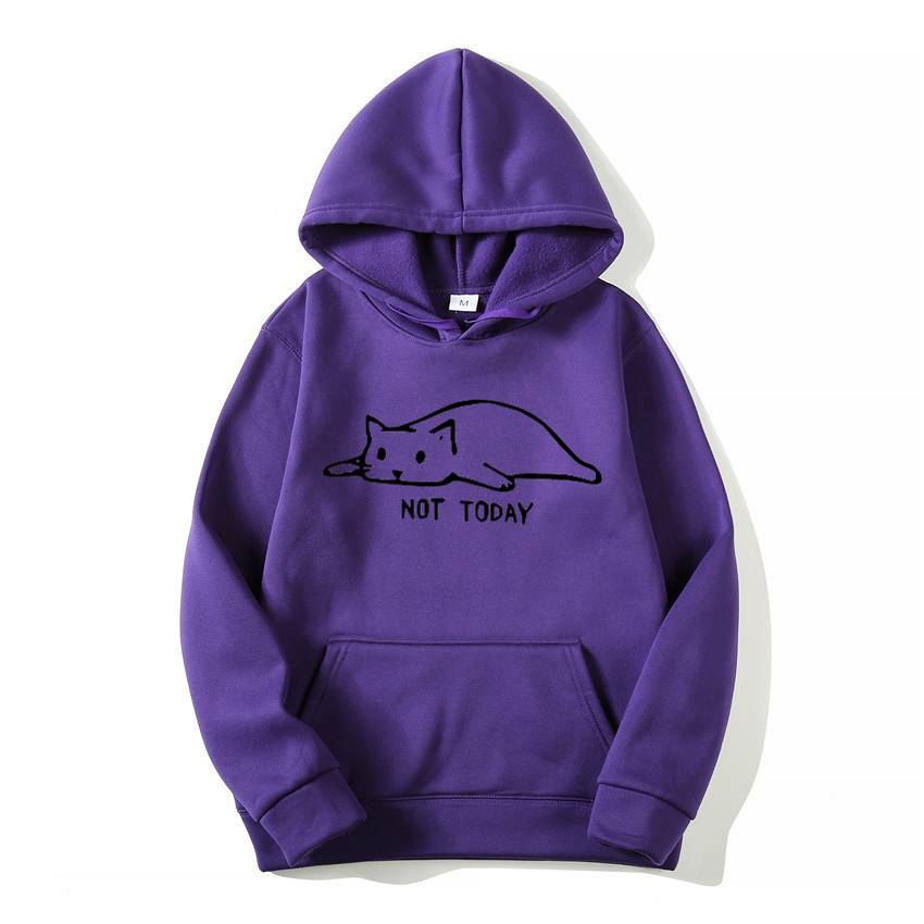 ’Not Today’ Hoodie - Purple / S - Women’s Clothing & Accessories - Shirts & Tops - 19 - 2024