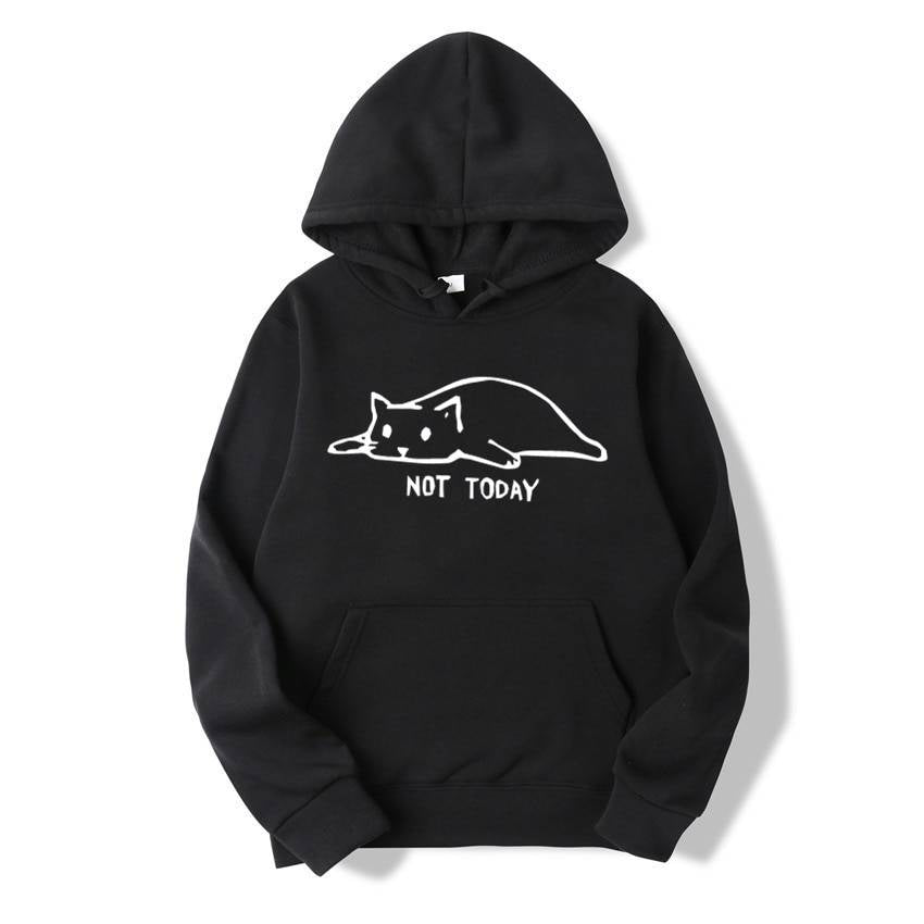 ’Not Today’ Hoodie - Black / S - Women’s Clothing & Accessories - Shirts & Tops - 27 - 2024