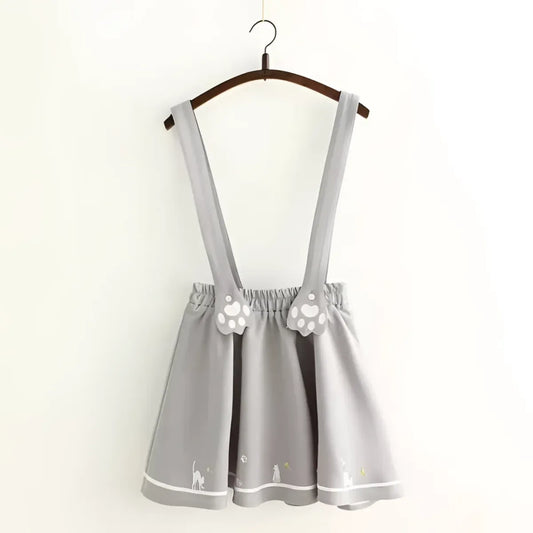 Kawaii Cat Paw Skirt - Bottoms - 2