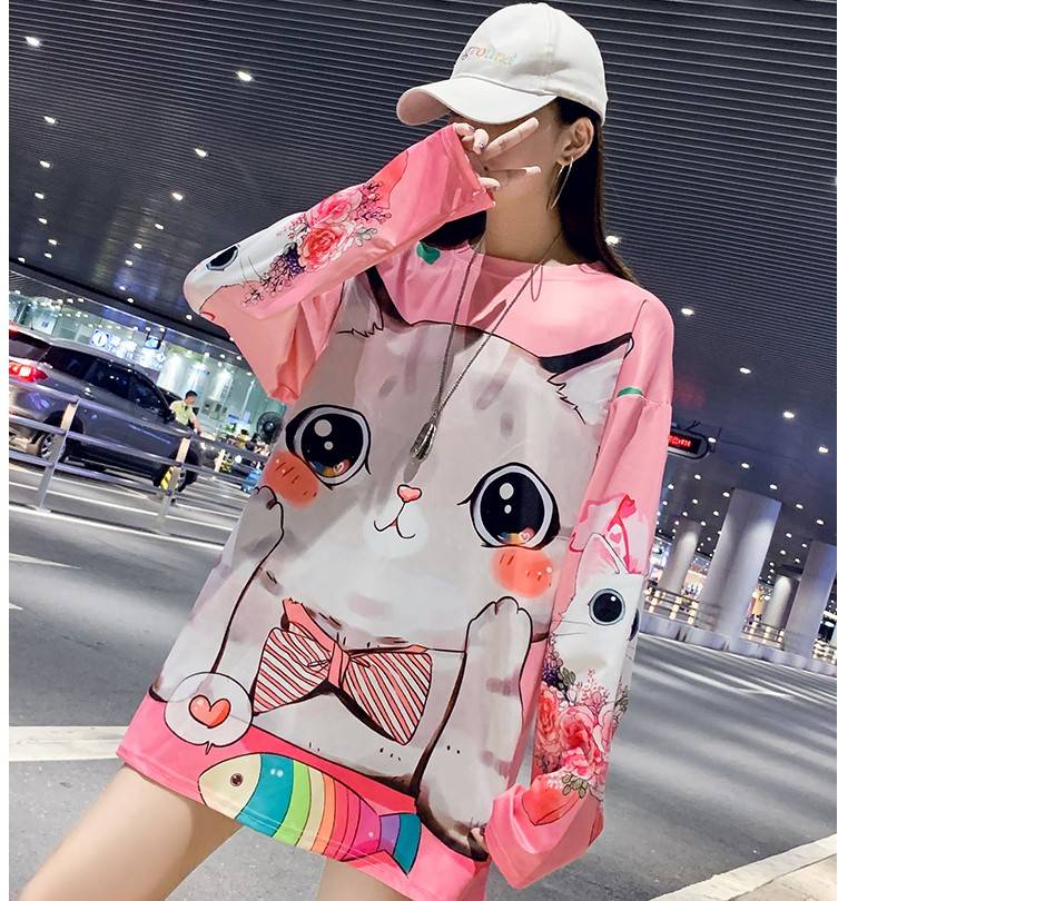 Kawaii Cat Sweatshirt - T-Shirts - Coats & Jackets - 12 - 2024