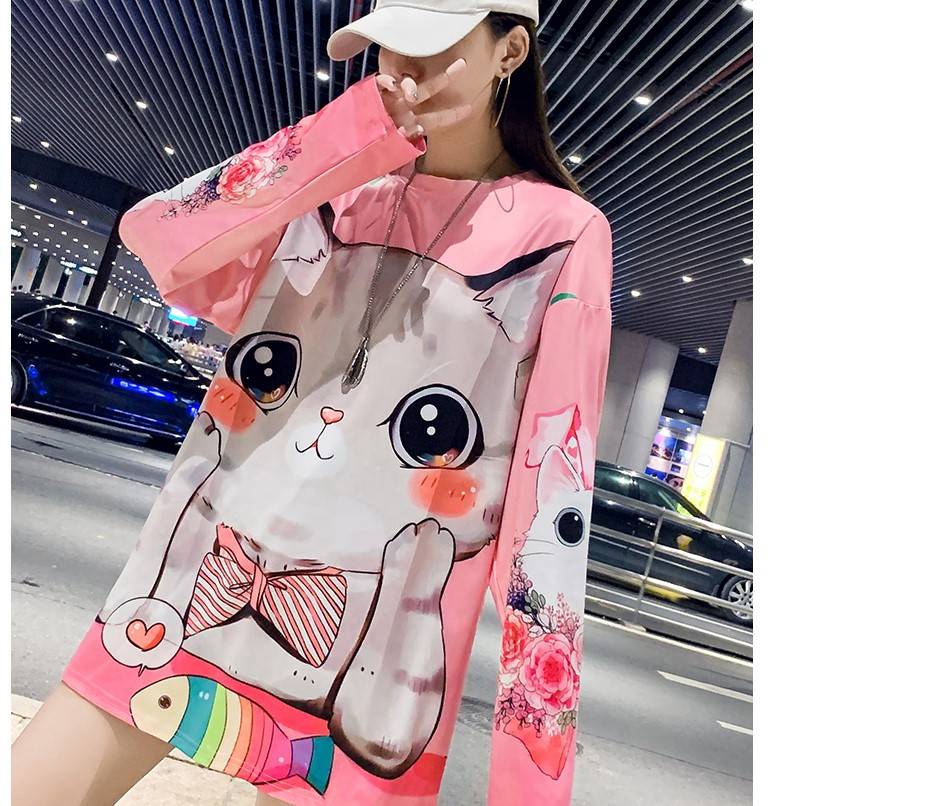 Kawaii Cat Sweatshirt - T-Shirts - Coats & Jackets - 7 - 2024