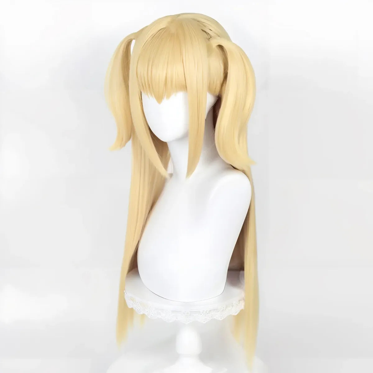Misa Amane Cosplay Wig – Death Note Blonde Twin Tails with Wig Cap Set - Cosplay - Cosplay - 4