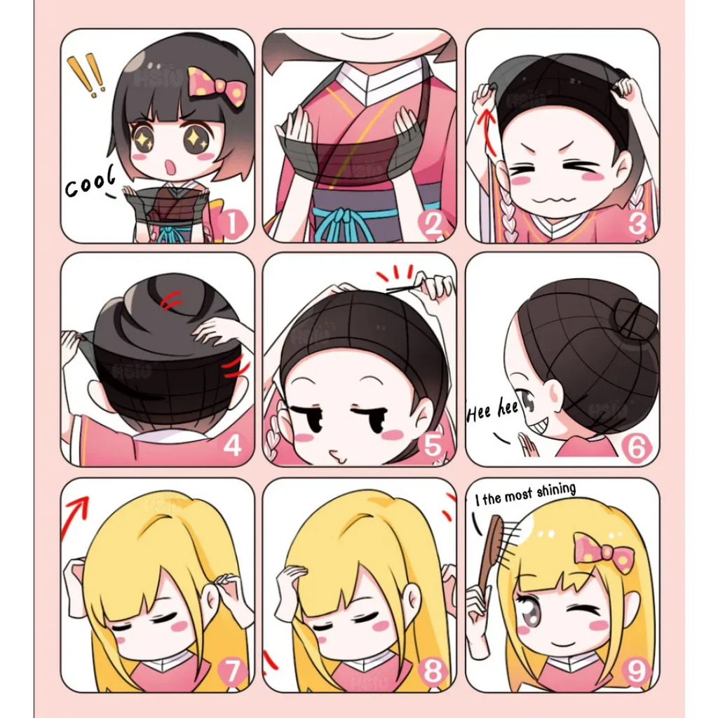 Misa Amane Cosplay Wig – Death Note Blonde Twin Tails with Wig Cap Set - Cosplay - Cosplay - 10