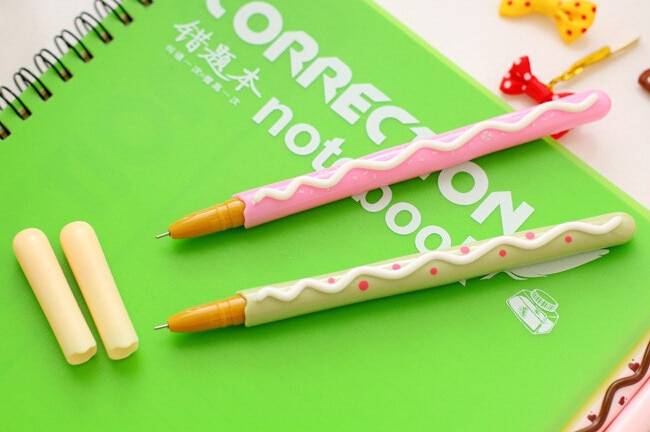 2x Kawaii Cookie Gel Pen - Stationary & More - Pens - 10 - 2024