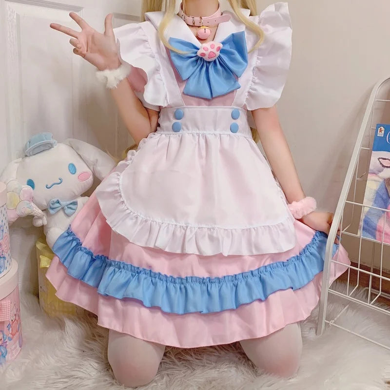 Plus Size Kawaii Cosplay Costume - School Girl Maid Outfits - Cosplay - Costumes - 3 - 2024