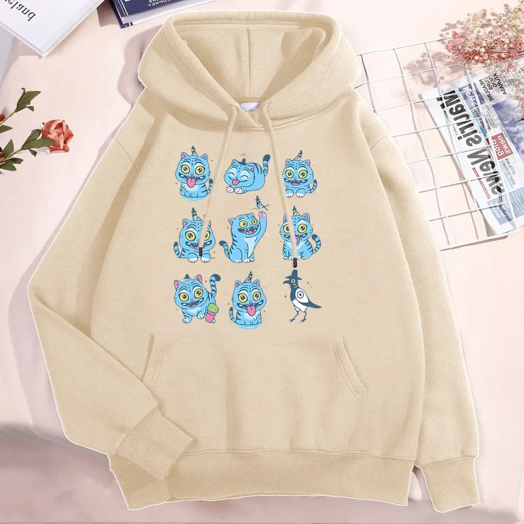 Kawaii Demon Tiger Hoodie - Unisex Fleece - Hoodies & Sweatshirts - Hoodie - 5