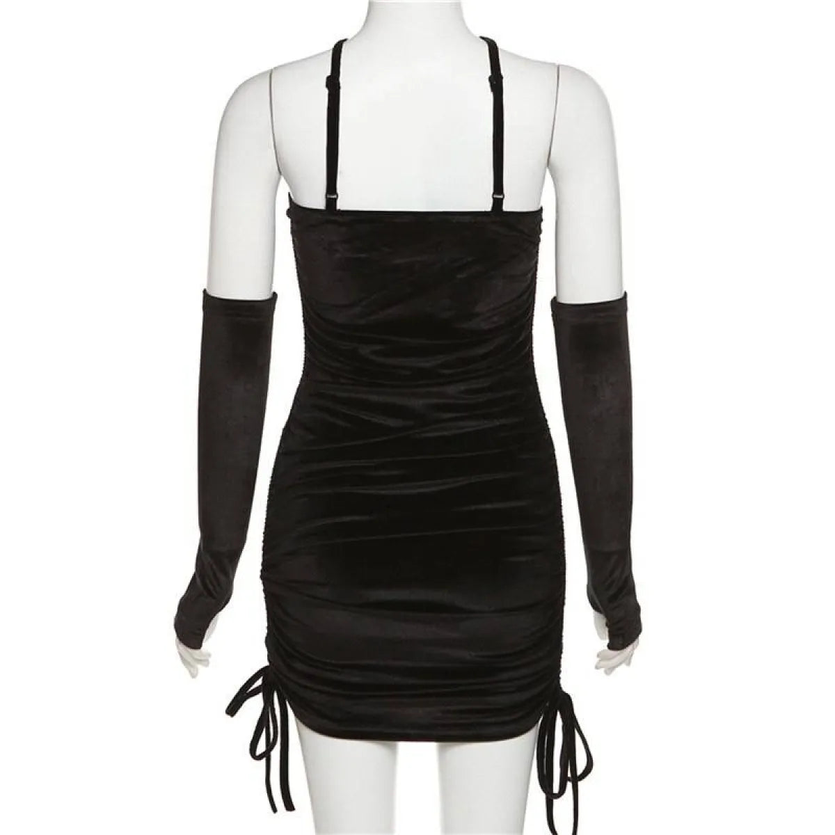 Kawaii Drawstring Mini Dress - All Dresses - 9