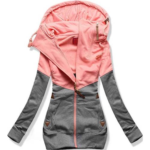 Kawaii Geometric Hoodie - Pink / L - Women’s Clothing & Accessories - Shirts & Tops - 9 - 2024