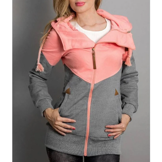 Kawaii Geometric Hoodie - Women’s Clothing & Accessories - 1