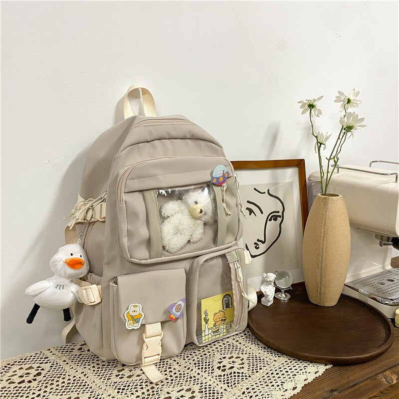 Kawaii Girl Travel Bag - Beige - Women Bags & Wallets - Clothing - 11 - 2024