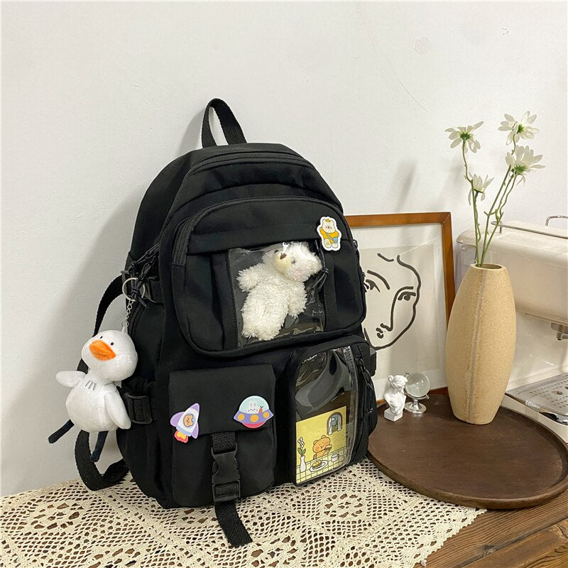 Kawaii Girl Travel Bag - Black - Women Bags & Wallets - Clothing - 12 - 2024