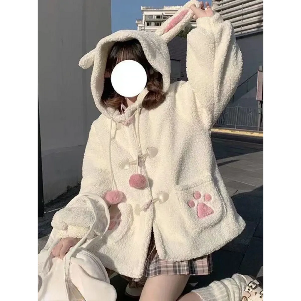 Kawaii Harajuku Style Cat Paw Winter Coat - Women’s Clothing & Accessories - Coats & Jackets - 16 - 2024
