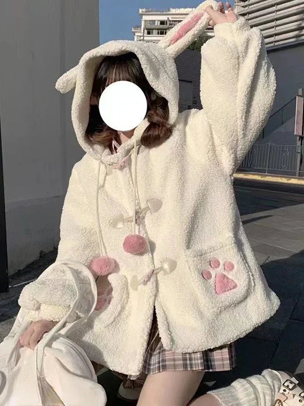 Kawaii Harajuku Style Cat Paw Winter Coat - Women’s Clothing & Accessories - Coats & Jackets - 16 - 2024