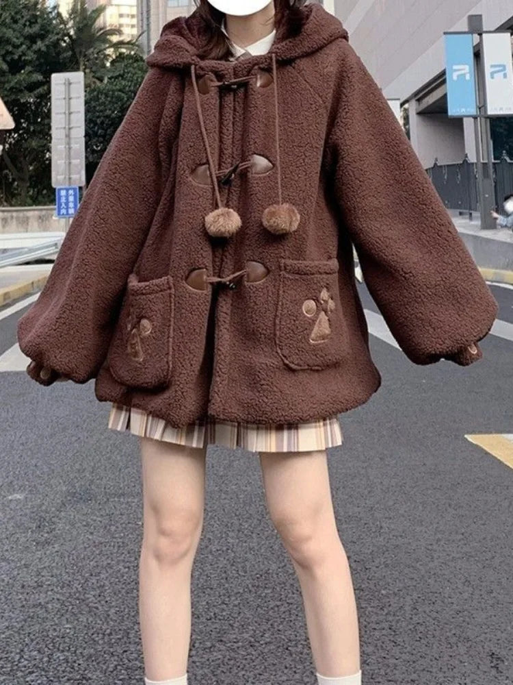 Kawaii Harajuku Style Cat Paw Winter Coat - Women’s Clothing & Accessories - Coats & Jackets - 4 - 2024